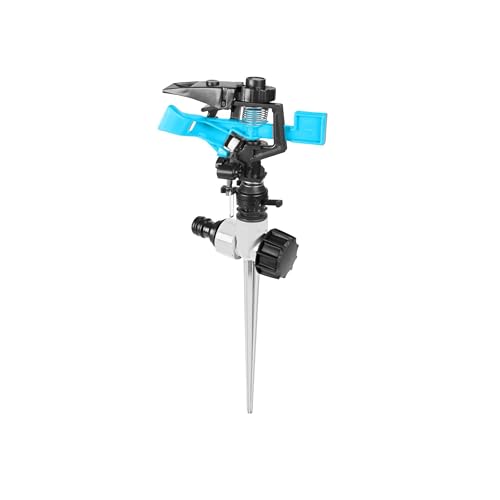 CELLFAST Pulsationssprenger Impulsprenger Pulsationsregner Gartensprinkler Rasensprenger Für Rasen Blumen Pflanzen Stufenregulierung Basic von Cellfast