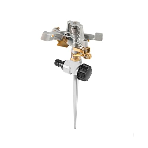 CELLFAST Pulsationssprenger Impulsprenger Pulsationsregner Aus Metall Gartensprinkler Rasensprenger Für Rasen Blumen Pflanzen Stufenregulierung Basic von Cellfast