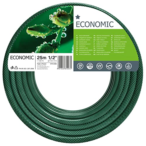 Cellfast Economic 1/2" 25m Gartenschlauch 3-lagiger Wasserschlauch UV-Strahlen- und Algenablagerungbeständig von Cellfast