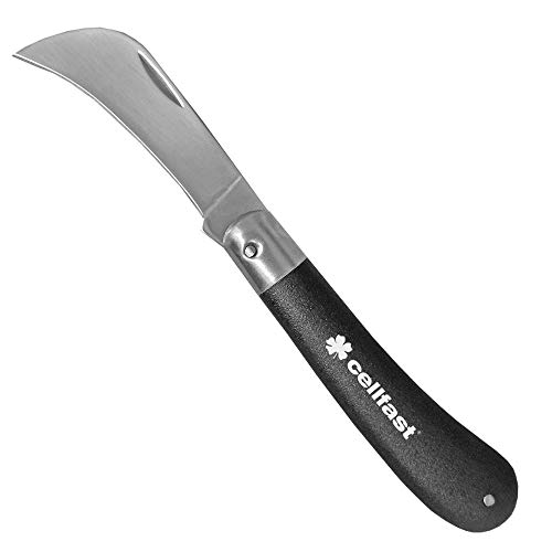 Cellfast Gartenhippe Gartenmesser Gärtnermesser Blumenmesser Okuliermesser IDEAL Blau von Cellfast