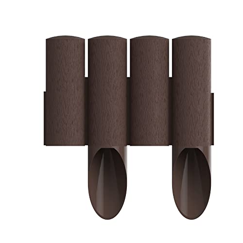 Cellfast Gartenpalisade Standard Braun Höhe 25,5cm, Länge 2,3m von Cellfast