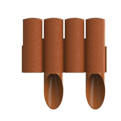 Cellfast Gartenpalisade Standard ziegelsteinrot Höhe 25,5cm, Länge 2,3m 5901828850882 Graphit von Cellfast