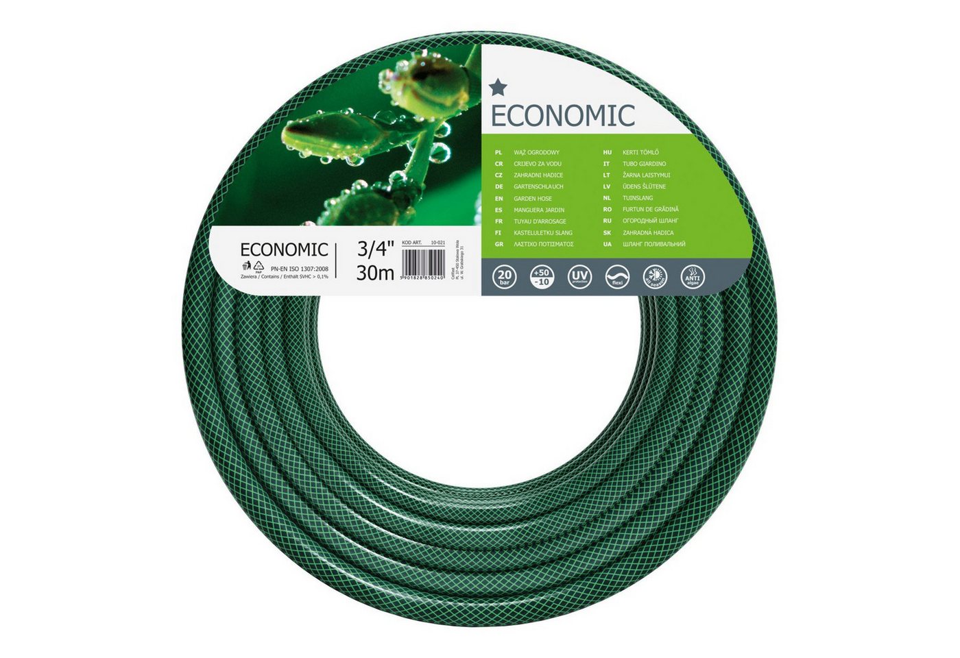 Cellfast Gartenschlauch 10-021 ECONOMIC GARTENSCHLAUCH 3/4 30m 3-lagig, Beständig gegen UV-Strahlen und Algenbildung im Schlauch, 3-lagig, Polyester Kreuzgeflecht Cellfast Gartenschlauch 10-021 ECONOMIC GARTENSCHLAUCH 3/4 30m 3-lagig, Beständig gegen UV-Strahlen und Algenbildung im Schlauch, 3-lagig, Polyester Kreuzgeflecht von Cellfast