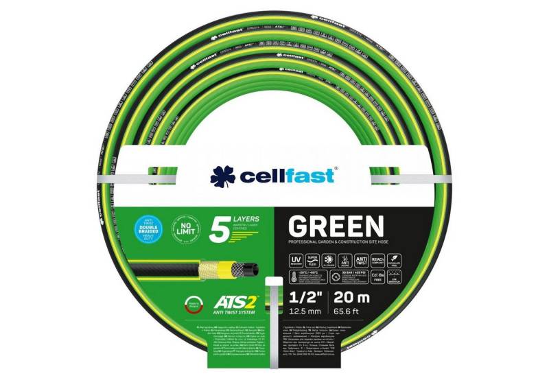 Cellfast Gartenschlauch 15-102, 5-lagiger Gartenschlauch 1/2" 20 m Cellfast Gartenschlauch 15-102, 5-lagiger Gartenschlauch 1/2" 20 m von Cellfast