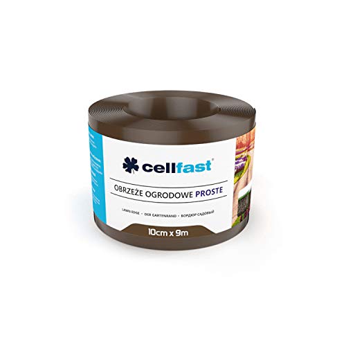 Cellfast Rasenkante gerade 10cm hoch und 9m lang 5901828850882 Braun von Cellfast