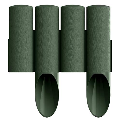 Cellfast Standard Gartenpalisade Rasenkante Palisade Beetumrandung Grün (20,7m) von Cellfast