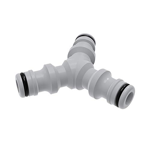 Cellfast T-Stück cellPRO zum Trennen von drei Schlauchenden, UNI FIT,3/4",1/2"- 5/8", 51-645, Blau von Cellfast