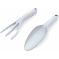 Gartenhandgeräte kleiner Satz PASTEL (blau) Pflanzkelle, Pflanzgabel von Cellfast