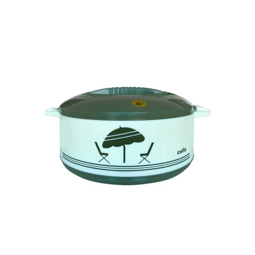 Cello Chef 1500 Deluxe Isolierter Kasserolle, Wärmer und Kühler (grün), 1250 ml Fassungsvermögen von Cello