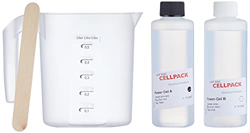 Cellpack CEL335120 Power Gel Pro zum Abdichten von elektrischen Anlagen, 400 ml, Weiß von Cellpack