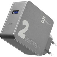 Cellularline USB-Ladegerät Steckdose Anzahl Ausgänge: 2 x USB 2.0 Buchse A, USB-C® Buchse von Cellularline