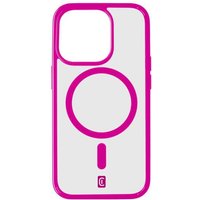 Cellularline Pop MagSafe Case MAG Backcover Apple iPhone 15 Pro Pink, Transparent MagSafe kompatibel von Cellularline
