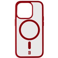 Cellularline Pop MagSafe Case MAG Backcover Apple iPhone 15 Pro Transparent, Rot MagSafe kompatibel von Cellularline