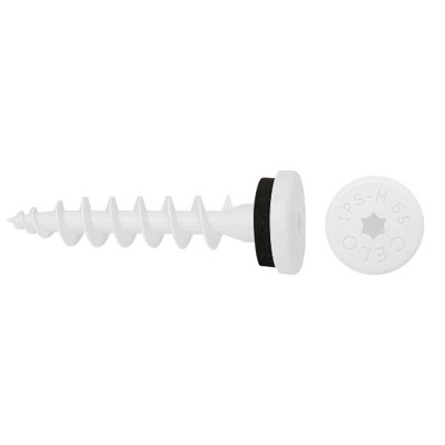 Isolierplattenschraube IPS-H 55 SIgnalweiß, 50er Box von Celo
