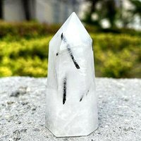 40G Natürliche Schwarze Turmalin Kristall Obelisk Quarz Energie Säule von CelsestialCrystals