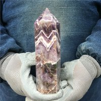 480 G Natürlicher Violetter Traum-Amethyst-Kristall, Obelisk, Quarzstab, Heilpunkt A21 von CelsestialCrystals