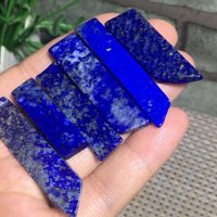 5 Stück Natürlicher Lapislazuli-Quarzkristall, Polierter Heilstein, 25 G, Q4 von CelsestialCrystals