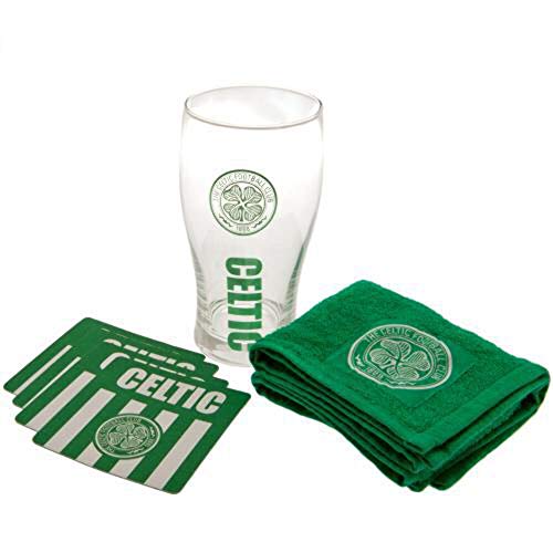 Celtic F.C. Mini-Glas-Bar-Set, offizielles Lizenzprodukt von Celtic F.C.