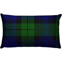 Schwarze Uhr & Royal Stewart Tartan | Rechteckiges Kissen Schwarze Uhr & Royal Stewart Tartan | Rechteckiges Kissen von CelticKiosk