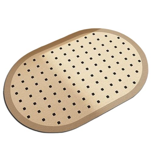 Celuicion Badezimmer Teppiche | Fußmatte Für Badezimmer & Dusche - Waschbare Diatomeen Erde Matte Saugfähig Schnelltrocknend Für Waschküche Toilette Gäste Wohnung Eingangsbereich von Celuicion