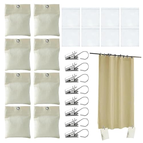 Celuicion Fahnengewichte für Wind, Vorhängegewichte Gavillon - 8X BOTOS CABANA DAMPERY WOLDED BACS | Halterclip, harte Sandsack für Gartenflagge, Tischdecke von Celuicion