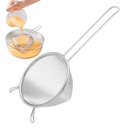 Celuicion Feinmaschiges Sieb | Edelstahl Sieb Spülmaschinengeeignet Filter - Küchensieb Teesieb für Lebensmittel Kochen Backen,Nudeln Celuicion Feinmaschiges Sieb | Edelstahl Sieb Spülmaschinengeeignet Filter - Küchensieb Teesieb für Lebensmittel Kochen Backen,Nudeln von Celuicion