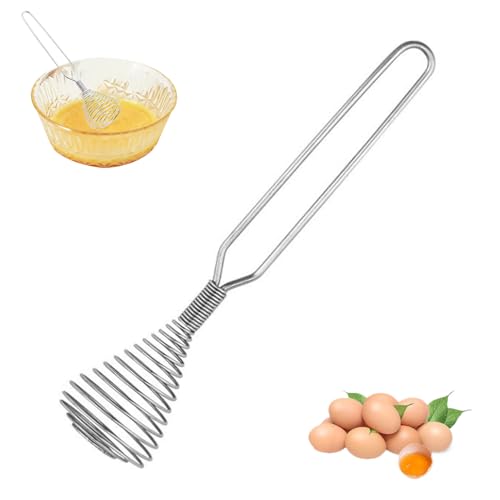 Celuicion Hand Whisk,Spiralschneebesen Handmixer Eierschneebesen - Rührgerät Zum Schlagen Mischen Rühren Von Sahne Teig Für Backen Zuhause Küche von Celuicion