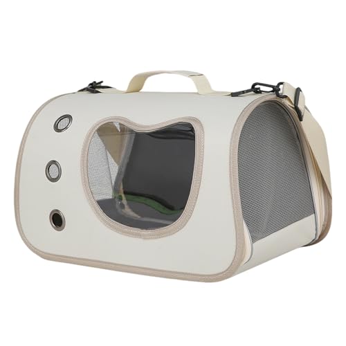 Celuicion Haustiertrage,Verstellbare Katzentrage Sicherheitstrage | Transparente Haustiertasche Mit Breitem Griff Für Spaziergänge Reisen Camping Urlaub Celuicion Haustiertrage,Verstellbare Katzentrage Sicherheitstrage | Transparente Haustiertasche Mit Breitem Griff Für Spaziergänge Reisen Camping Urlaub von Celuicion