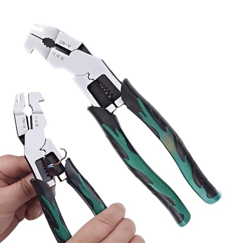 Celuicion Kabelschneider - Robuster Stahl Ellbogen Drahtabisolierer | Abgewinkeltes Metall-Handwerkzeug Robuste Kabelschere für Elektriker und Heimwerker Celuicion Kabelschneider - Robuster Stahl Ellbogen Drahtabisolierer | Abgewinkeltes Metall-Handwerkzeug Robuste Kabelschere für Elektriker und Heimwerker von Celuicion