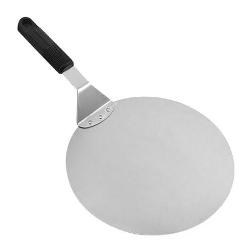 Celuicion Pizza Peel | Edelstahl Pizzawender & Servierschaufel | Runder Teigschaber Brotschaufel Für Küche Restaurant Haushaltsbäckerei Heimbacken Celuicion Pizza Peel | Edelstahl Pizzawender & Servierschaufel | Runder Teigschaber Brotschaufel Für Küche Restaurant Haushaltsbäckerei Heimbacken von Celuicion