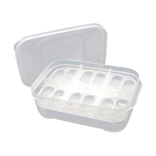 Celuicion Reptilien Brutkasten | 12-Fach Reptilieneier Inkubator Tablett,Transparente Aufzuchtbox Für Schildkröten Schlangen Geckos & Bartagamen Zur Fütterung Winterschlaf Und Inkubation von Celuicion