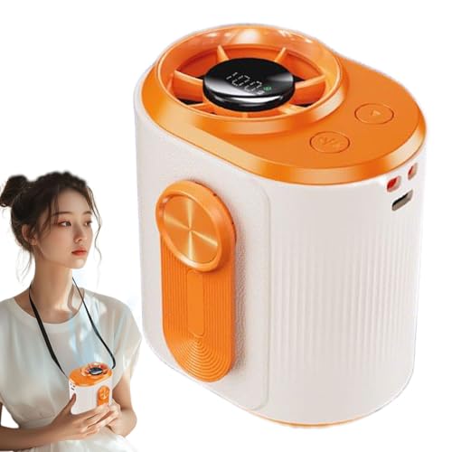 Celuicion Taille-Clip-Ventilator | Tragbarer Gürtelventilator Mit Leiser Technologie,USB-Aufladbares Kühlgerät mit Digitaldisplay, Starker Luftstrom Luftkühler für Angeln Camping Sport Fitnessstudio Celuicion Taille-Clip-Ventilator | Tragbarer Gürtelventilator Mit Leiser Technologie,USB-Aufladbares Kühlgerät mit Digitaldisplay, Starker Luftstrom Luftkühler für Angeln Camping Sport Fitnessstudio von Celuicion