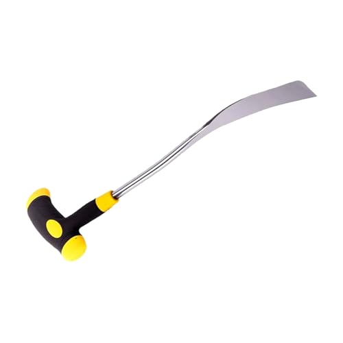 Celuicion Unkrautstecher Handwerkzeug - Metall Unkrautstecher Mit Griff - Robuster Unkrautrechen Zur Entwurzelung & Manuelle Garten Schaufel Für Blumenbeete Und Gemüsegarten von Celuicion