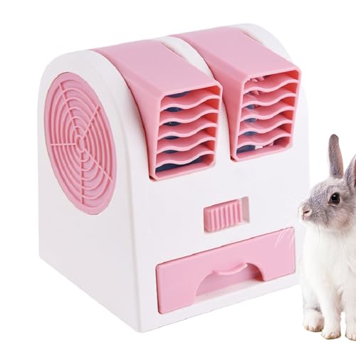 Celuicion Ventilator Für Haustierbox | Lüfter Für Tierkäfige,Akkubetriebenes Kühlgerät Mit Wiederaufladbarer Batterie Für Schlafzimmer Wohnzimmer Camping von Celuicion