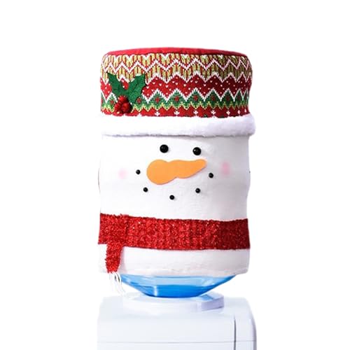 Celuicion Weihnachts Wasserkrug Abdeckung | Elastischer Stoffeimer Deko Schutz Bezug | Elastische Weihnachtsdeko Für Innenbereich Zuhause Wohnung Außenbereich Hotel Restaurant von Celuicion