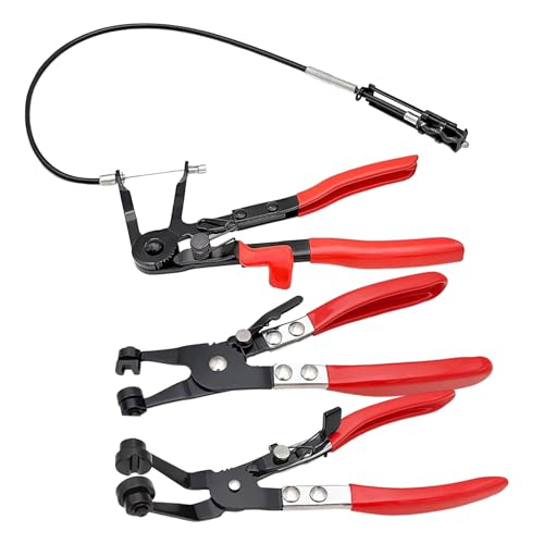 Celuicion Werkzeugset für Schlauchschellen Zangen | Präzisionsausführung für Schlauchschellen Kit - 3-teiliges Set von multifunktionalen Rohrzangen für Bereiche wie Heizung, Motor, Sanitär, Automobil Celuicion Werkzeugset für Schlauchschellen Zangen | Präzisionsausführung für Schlauchschellen Kit - 3-teiliges Set von multifunktionalen Rohrzangen für Bereiche wie Heizung, Motor, Sanitär, Automobil von Celuicion