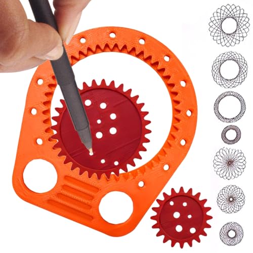 Celuicion Zeichenschablonen,Vielseitiges Kreiskunst-Werkzeug | Multifunktions Lineal Kreative Schablone Für Erwachsene Und Kinder Skizzieren Technisches Zeichnen Kunst von Celuicion