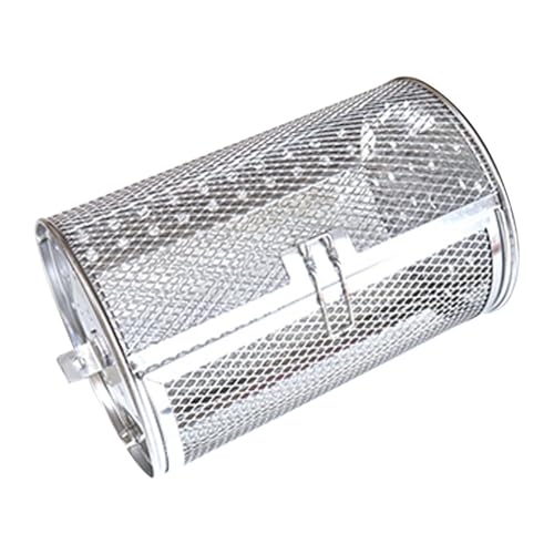 Edelstahl Rotisserie, Grill, Trommel, Ofen, Korb, Backofen, Braten, Rotation, für getrocknete Erdnüsse, Nüsse, Kaffee, Bohnen, BBQ, 14 x 23 cm Edelstahl Rotisserie, Grill, Trommel, Ofen, Korb, Backofen, Braten, Rotation, für getrocknete Erdnüsse, Nüsse, Kaffee, Bohnen, BBQ, 14 x 23 cm von Celuicion