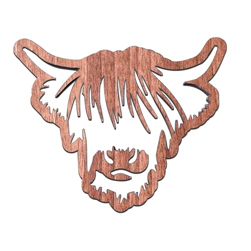 Hohler Untersetzer, ausgehöhlte Holzuntersetzer,Highland Cow Design Ausgehöhlte Holzuntersetzer für Couchtisch - Holzuntersetzer, stapelbare Highland Cow-Untersetzer für Kaffee-Tee-Getränke-Tischdekor Hohler Untersetzer, ausgehöhlte Holzuntersetzer,Highland Cow Design Ausgehöhlte Holzuntersetzer für Couchtisch - Holzuntersetzer, stapelbare Highland Cow-Untersetzer für Kaffee-Tee-Getränke-Tischdekor von Celuicion
