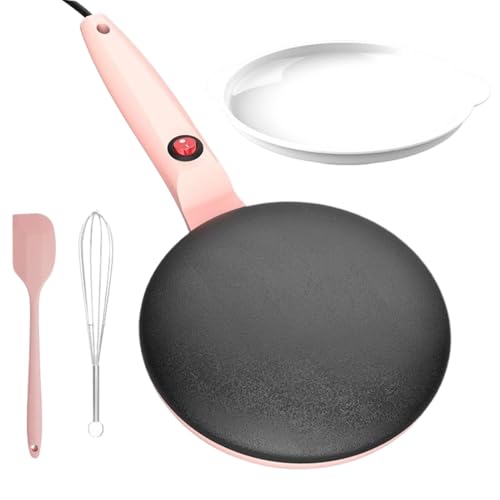 Instant Crêpes-Pfanne, Crêpes-Pfanne, Frühstückspfanne, elektrischer Instant Antihaft, 7,8 Zoll, automatische Temperaturregelung, zum Kochen von Celuicion