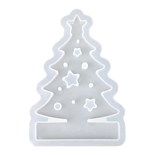 Kerzenständer Silikonform für Kerzenständer aus Kunstharz, Epoxidform für Kerzenständer, Kerzenhalter in Form eines Weihnachtsbaums |, Bastelformen aus von Celuicion