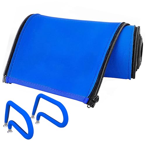 Pool Handlaufabdeckung 120 cm Pool Handlauf Abdeckung Sicherheitsgriffhülse für Schwimmbad mit Reißverschluss Rutschfest Schwimmbadzubehör für Schwimmbäder, Wasserpark von Celuicion