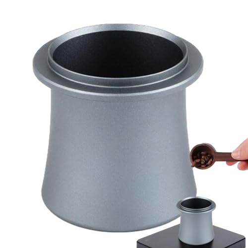 Pulver Empfangsbecher, Espresso Dosierbecher - Kaffeepulver Messbecher aus langlebigem mattem Edelstahl, Wiederverwendbares Espresso-Kaffeezubehör aus Metall für Siebträgerkorb 51 Pulver Empfangsbecher, Espresso Dosierbecher - Kaffeepulver Messbecher aus langlebigem mattem Edelstahl, Wiederverwendbares Espresso-Kaffeezubehör aus Metall für Siebträgerkorb 51 von Celuicion