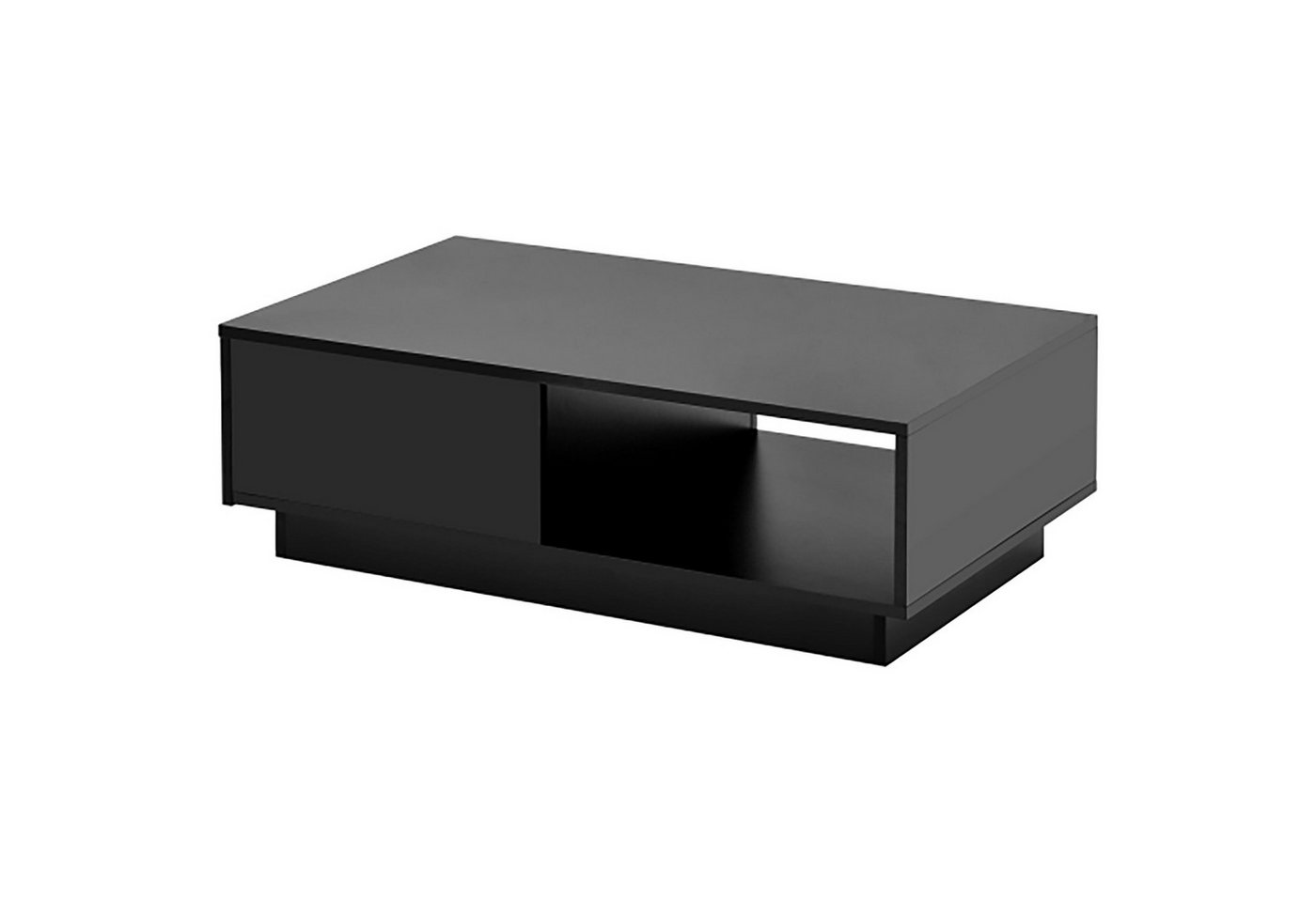 Celya Couchtisch moderner Hochglanz-Sofatisch Wohnzimmertisch 99 x 55 x 32 cm, mit LED-Licht von Celya