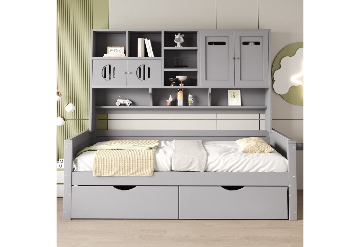 Celya Schlafsofa Holzsofa-Bett 90 x 200 cm, multifunktionaler Stauraum, große Schublade, Einzelbett, Jugendbett, Lattenrost Celya Schlafsofa Holzsofa-Bett 90 x 200 cm, multifunktionaler Stauraum, große Schublade, Einzelbett, Jugendbett, Lattenrost von Celya