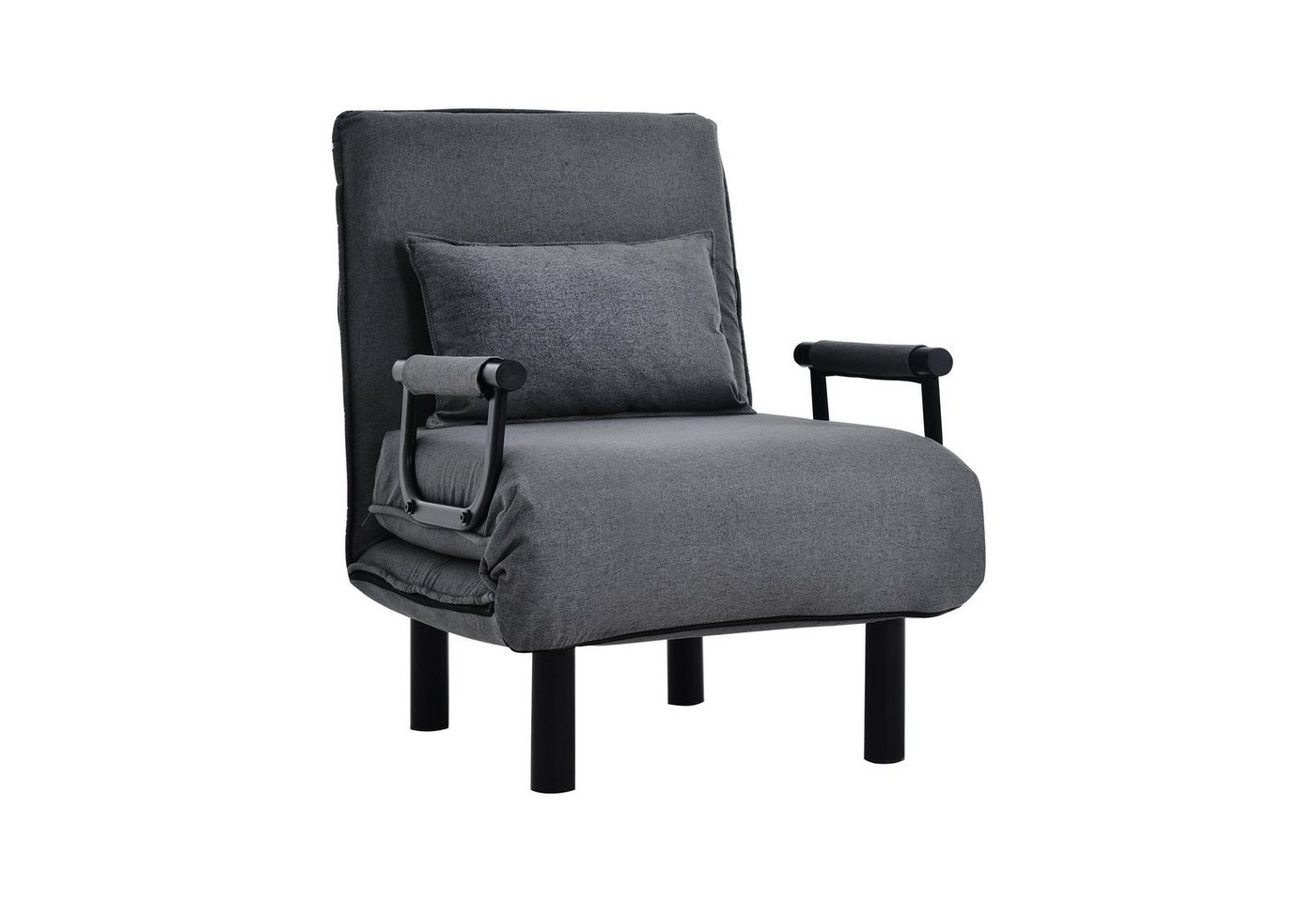 Celya Schlafsofa Schlafsessel Schlafsofa klappbarer Sessel mit Kissen, Verstellbare Rückenlehne mit 6 Positionen,Blau von Celya