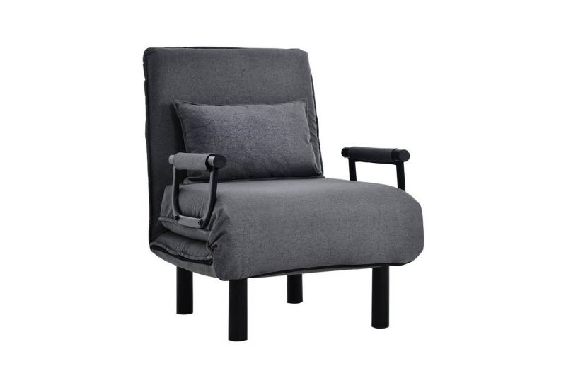 Celya Schlafsofa Schlafsessel Schlafsofa klappbarer Sessel mit Kissen, Verstellbare Rückenlehne mit 6 Positionen,Blau von Celya