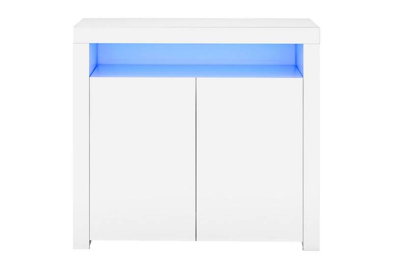 Celya Sideboard Kommode Sideboard mit LED-Licht, TV-Ständer von Celya