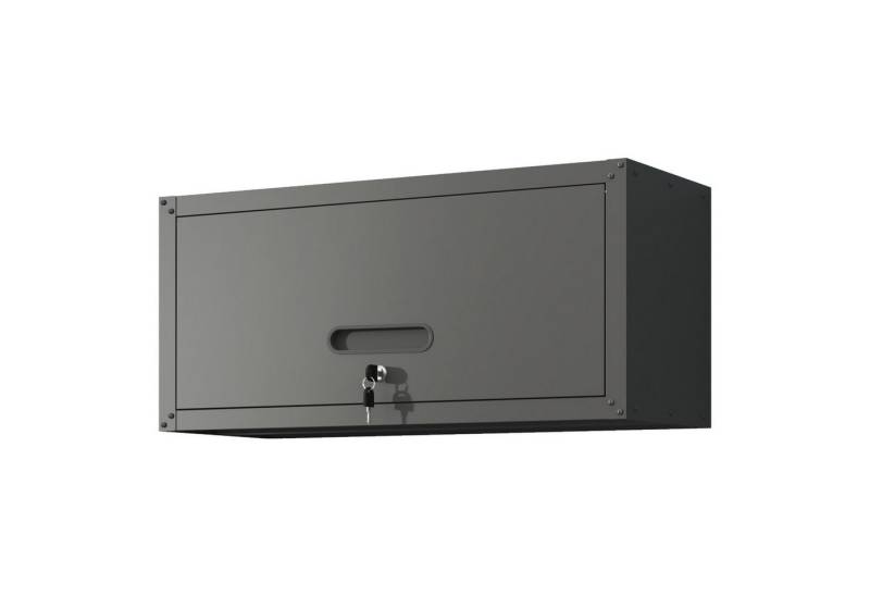 Celya Wandhängeschrank Hängeschrank Metall-Wandschrank mit Schloss, Höhenverstellbar, aufgehängtes Stahlwerkzeugkabinett, H34,5 cm × B75 cm × T30 cm, wandmontierter Nutzschrank mit verschließbarer Tür Celya Wandhängeschrank Hängeschrank Metall-Wandschrank mit Schloss, Höhenverstellbar, aufgehängtes Stahlwerkzeugkabinett, H34,5 cm × B75 cm × T30 cm, wandmontierter Nutzschrank mit verschließbarer Tür von Celya