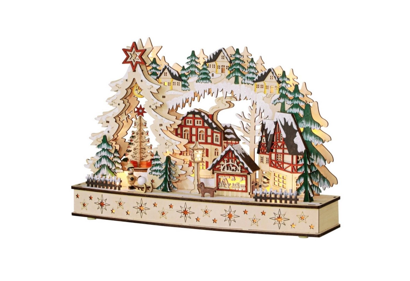 Celya Weihnachtsdorf Weihnachtsdorf im Winterwunderland, 20 LED-Lichter Celya Weihnachtsdorf Weihnachtsdorf im Winterwunderland, 20 LED-Lichter von Celya